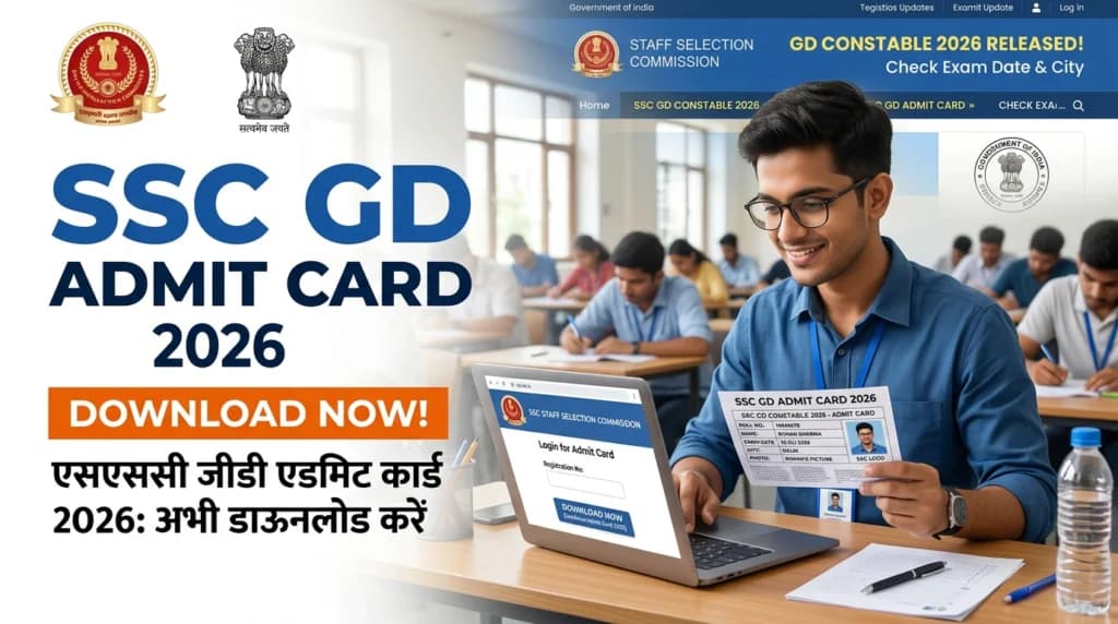 SSC GD Admit Card 2026 — Phase 4 Exam 25 May से, Hall Ticket Download करें