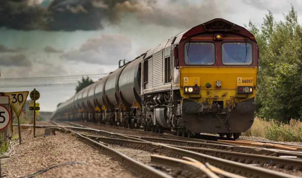 yellow and RRB JE Recruitment 2026 notification for Junior Engineer 4098 postsblack train on railways